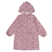 小花柄レインコート
