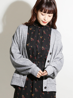 WEGO/ドロップショルダールーズカーディガン