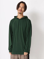 WEGO/ワイドシルエットポンチプルパーカー