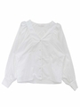 2way puffsleeve blouse/white