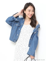 6oz 抜けGジャン/ライトブルー