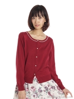 A/N/PU衿ビジューC/D/ワイン