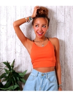 ANAPアメリカンスリーブバッククロスブラトップス/オレンジ(011)