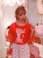 AU pinup girl T/レッド