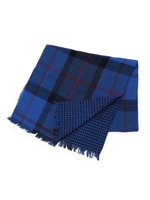 Altea（アルテア）リバーシブルチェックストール/ライトブルー(991)