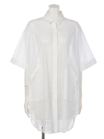 BIGシャツコート/WHITE