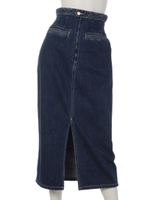 Braidデニムタイトスカート/ブルー