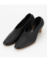 Cork Heel Booties/BLK