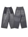 DENIM BAKER PANTS/ブラック
