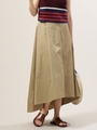 Dickies/別注タックフレアスカート/ベージュ