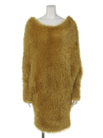 FEATHER YARN (LAME)/YELLOW