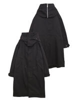 HOODED COAT/ブラック