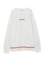L/S TEE LOGO LINED TAPE/レッド
