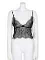 Lace ビスチェレイヤードKnit TOP/WHT