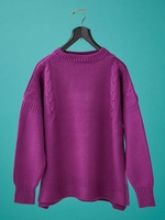 Le Tricoteur/WOOL KNIT/パープル