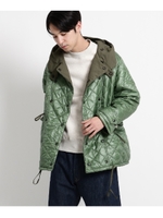 MONITALY（モニタリー）リバーシブルフードキルトジャケット/モスグリーン(124)