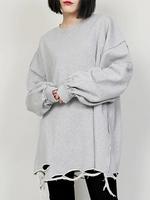 PUNYUS/ダメージスウェット