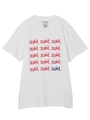 REPEATED MILLS LOGO S/S REGULAR TEE/ホワイト