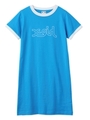 RINGER S/S TEE DRESS/ライトブルー
