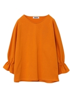 RUFFLE SLEEVE TOP/オレンジ