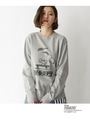 Tシャツ ピーナッツ別注 スヌーピー スウェット スケボー/グレー(012)