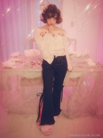 VR rose wide TOPS/ホワイト