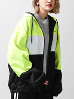 WEGO/カラーパネルZIPブルゾン