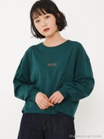 WHATEVER刺繍ロンＴ/D/GRN