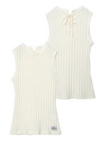 WIDE RIB TANKTOP/ホワイト