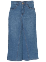 WR ロングデニムスカート/ライトインディゴ