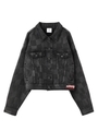 X-GIRL X NONA9ON DENIM JACKET/ブラック