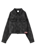 X-GIRL X NONA9ON DENIM JACKET/ブラック