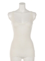 [BED&BREAKFAST]SUPER WOOL RIB Sleeveless/WHITE