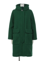 [GREED]PILLING SHAGGY Hood Coat/GREEN