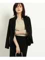 [S]ストレッチテーラードジャケット/ブラック(019)