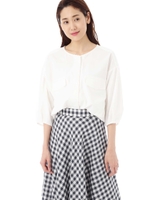 [WEB限定商品]《Purpose》ロイヤルリネンブラウス/ホワイト(030)