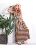 anap mimpiストライプワンピース/イエロー(024)