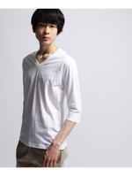 inner light v neck 3/4 sleeve/イエロー系(060)