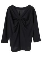 nougatine 前後2wayタックプルオーバー/ネイビー