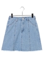 ・デニムミニスカート/ライトインディゴ