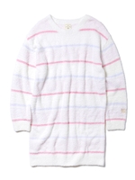 ’ベビモコ’4ボーダードレス/PNK