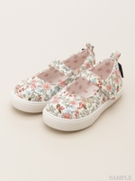 ［ベビー］ストラップシューズ（柄）/ピンク