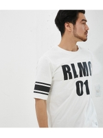 《WEB限定価格》【AZUL BY MOUSSY】RLMC 5分袖フットボール/WHT