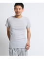 【 日本製 】 プレミアムコットンインナークルーネックTシャツ/ライトグレー(011)