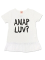 【ANAP KIDS】ANAPLUV?裾シフォンTOPS/ホワイト(001)