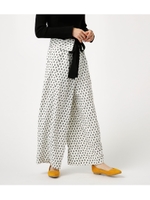 【AZUL BY MOUSSY】Spring reef柄ルーズパンツ/柄WHT