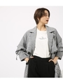 【AZUL BY MOUSSY】イージートレンチコート/Glen Check
