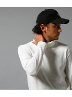 【AZUL BY MOUSSY】ヘビーワッフルタートルネックプルオーバー/WHT