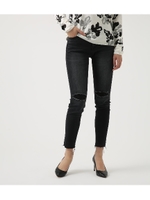 【AZUL BY MOUSSY】リペアブラックデニムスキニー/BLK