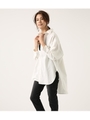 【AZUL BY MOUSSY】起毛オーバーシャツ/O/WHT